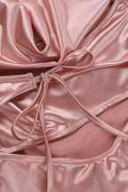 Halter Backless Sparkling Deep V Party Dress image 8