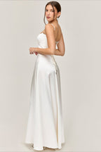 Elegant Cami Backless Maxi Party Dress image 16