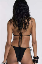 Sexy Raised Sequin Beach Bikini Set image 3