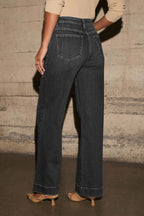 High Waist Wide Leg Vintage Jeans image 13