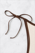 Backless Solid Color Bikini Sets image 6