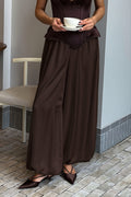 Satin Loose Harem Casual Pants image 1