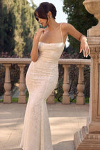 Cami Backless Tie Sexy Slim Maxi Dress image 4