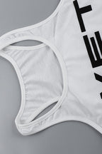 Street Letter Print Sexy Tank Top image 8