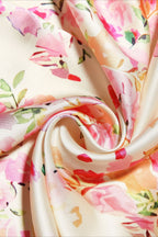 Off Shoulder Backless Maxi Floral Dress image 6