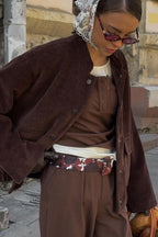 Stand Collar Single-Breasted Jacket image 3
