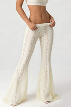 Elegant Lace Texture Long Pants image 2