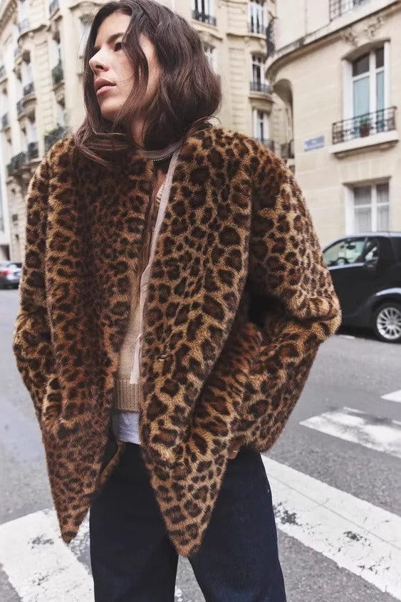 Sexy Animal Faux Fur Coat image 2