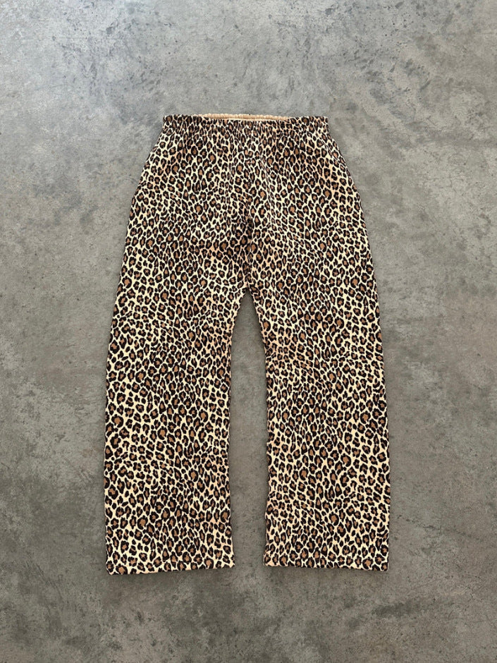 Y2K Leopard Print Hip-Hop Hoodie image 7