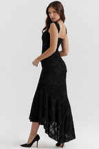 Stretch Mesh Jacquard Mermaid Formal Dress image 29