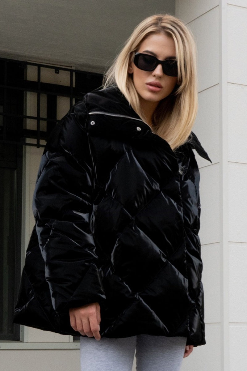 Loose Fit Quilted Cotton Jacket image 21