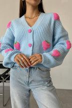 Strawberry Appliqué Chunky Knit Sweater image 33