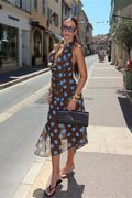 Colorblock Polka Dot Mesh Two Pieces Set image 1