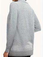 Anya Open Cardigan detail view styled for Avrienne