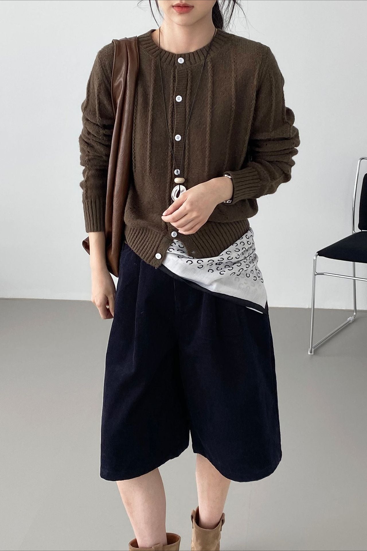 Atmospheric Wool Knit Cardigan image 10