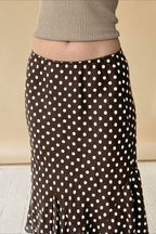 Polka Dot Low Waist Mermaid Skirt image 4