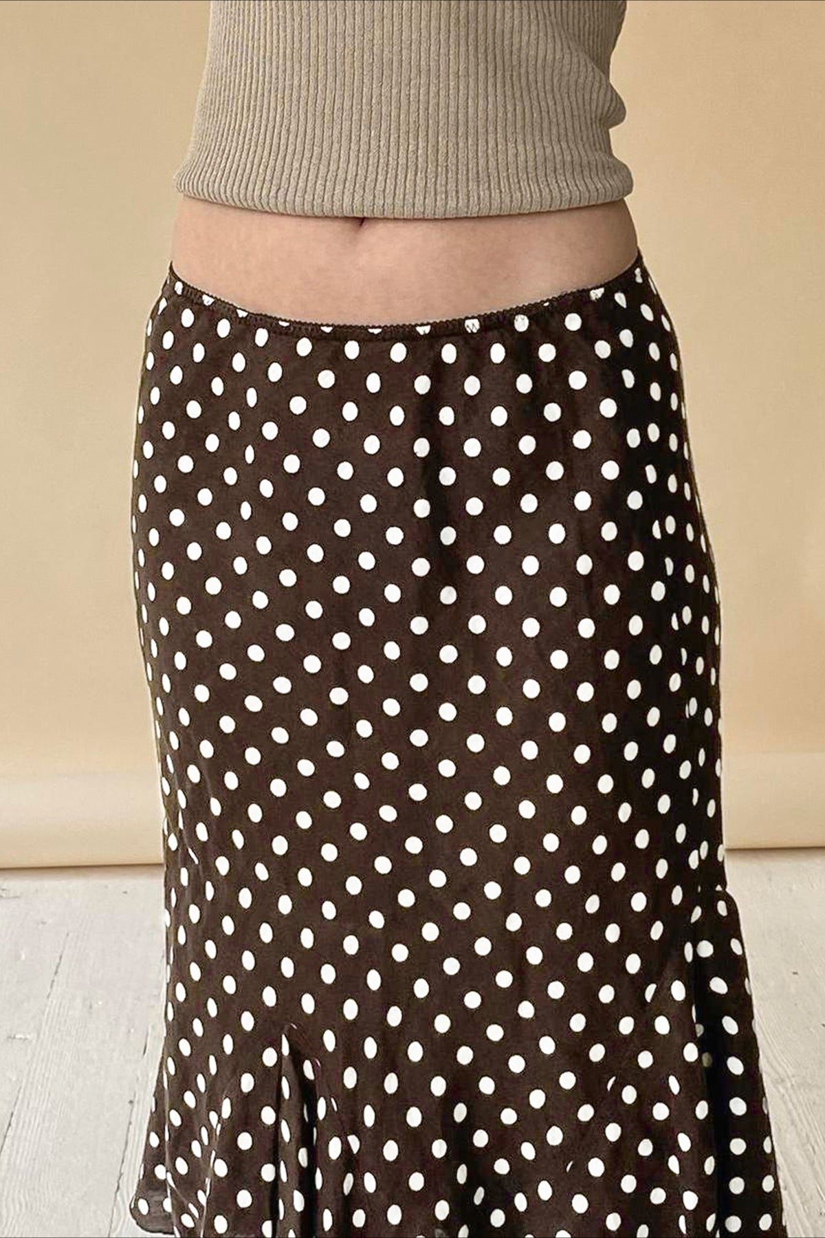 Polka Dot Low Waist Mermaid Skirt image 4