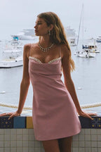 Rhinestone Cami A Line Short Party Dress image 2