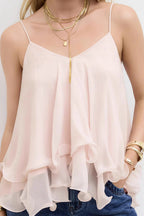 Ruffled Casual Tank Top image 2