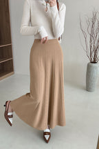 Vintage Textured-Knit High-Waist Maxi Skirt image 3