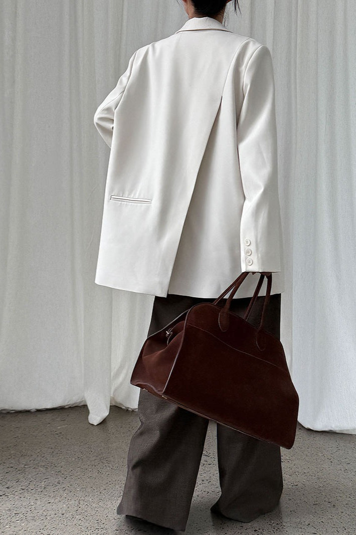 Split Back Relaxed Fit Blazer image 4