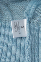 Sheer Blend Round Neck Knit Top image 11