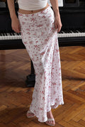 Fresh Elegant Floral Slim Mermaid Skirt image 1