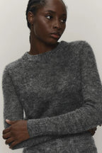 Mohair Round Neck Knit Top image 18
