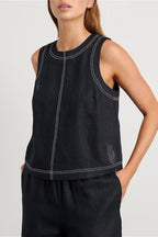 Cotton Linen Vest Two Piece Set image 9