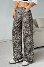 Sexy Leopard Print Wide Leg Pants image 3