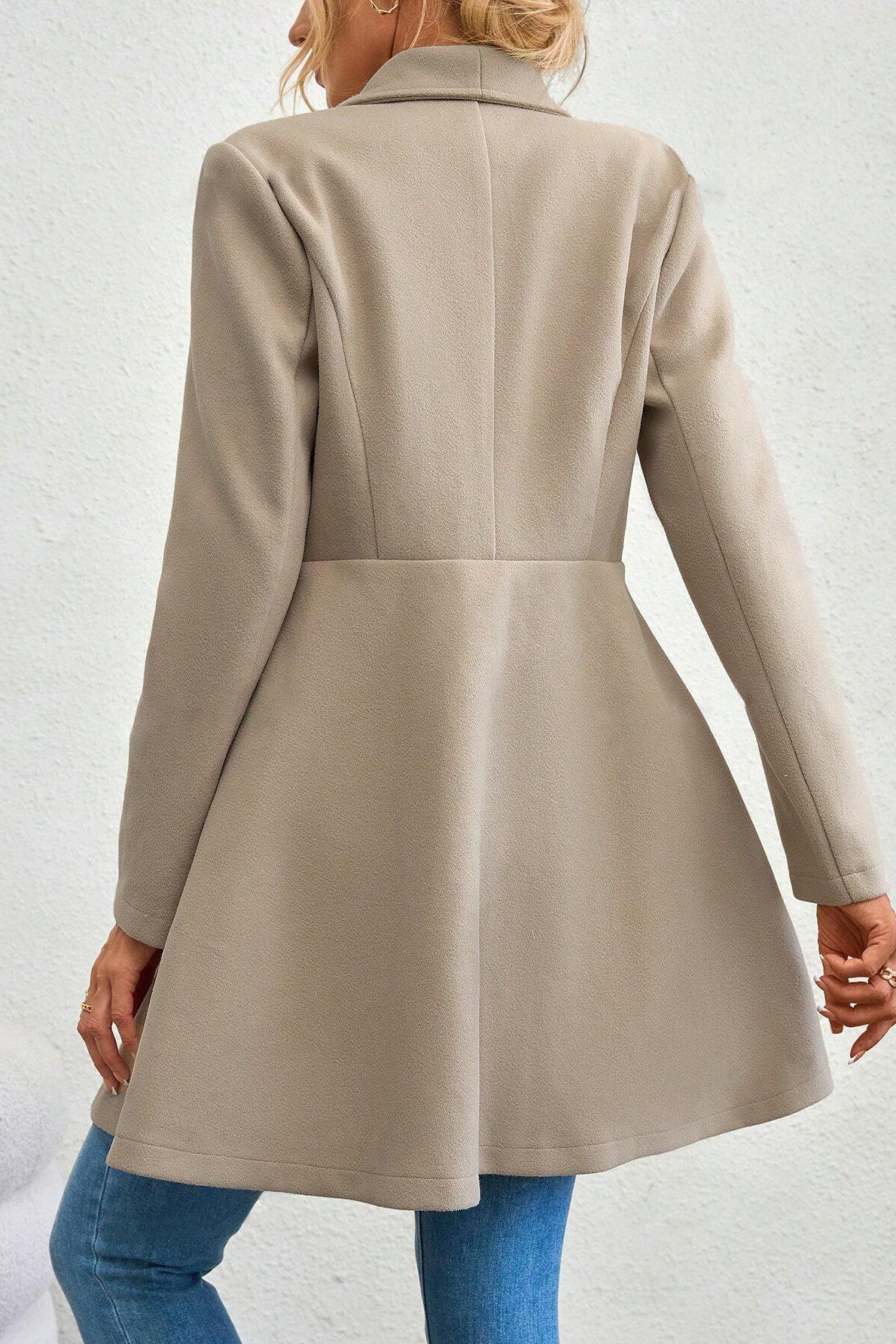 Belted Wool Long Coat image 8