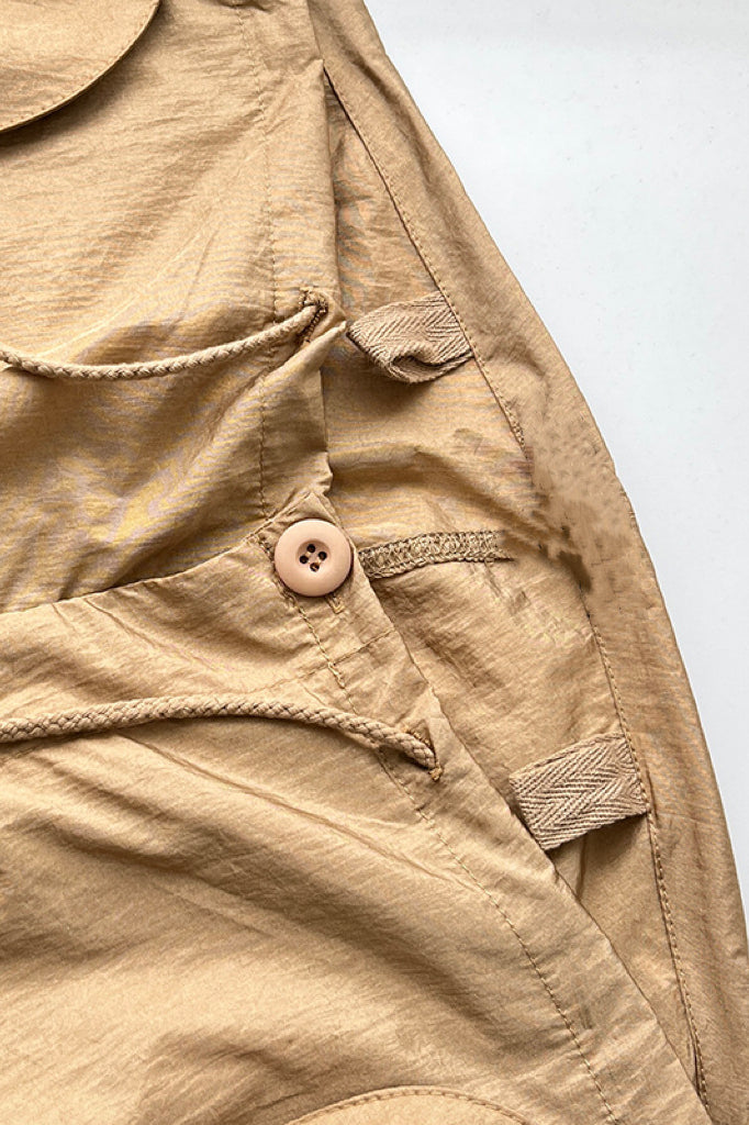 Summer Loose Fit Drawstring Parachute Cargo Pant image 5