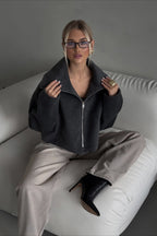 Relaxed Fit Lapel Casual Jacket image 8