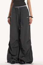 Y2K Retro Grey Military Cargo Pant image 5