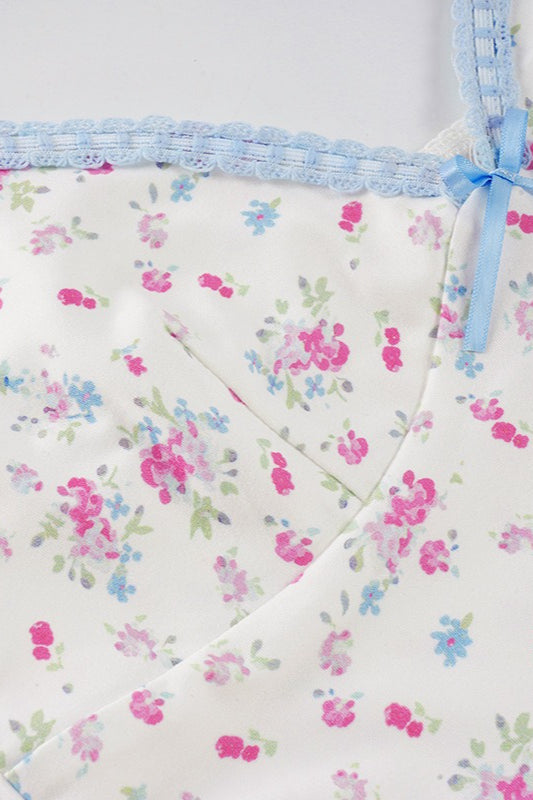 Floral Bow Cami Short Two Piece Set image 6