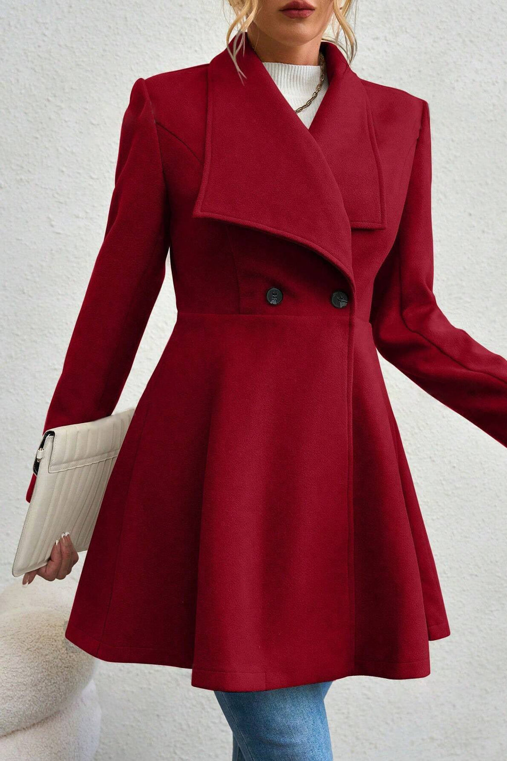 Belted Wool Long Coat image 10