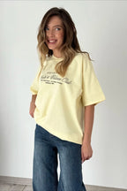 Minimalist Casual Cotton Letter Print Short Sleeve T-shirt image 18