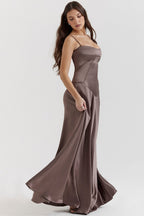 Elegant Cami Backless Maxi Party Dress image 11