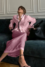 Sheer Flare Sleeve Chic Sexy Blouse image 9