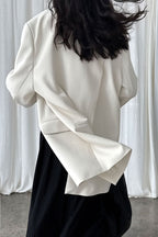 Split Back Relaxed Fit Blazer image 6