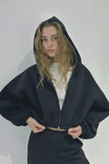 Casual Hooded Short Coat image 1