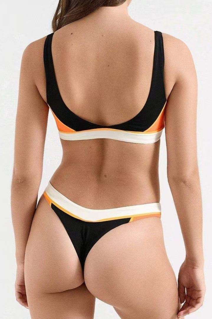 Sporty Backless Bikini Two Piece Swim Set image 3