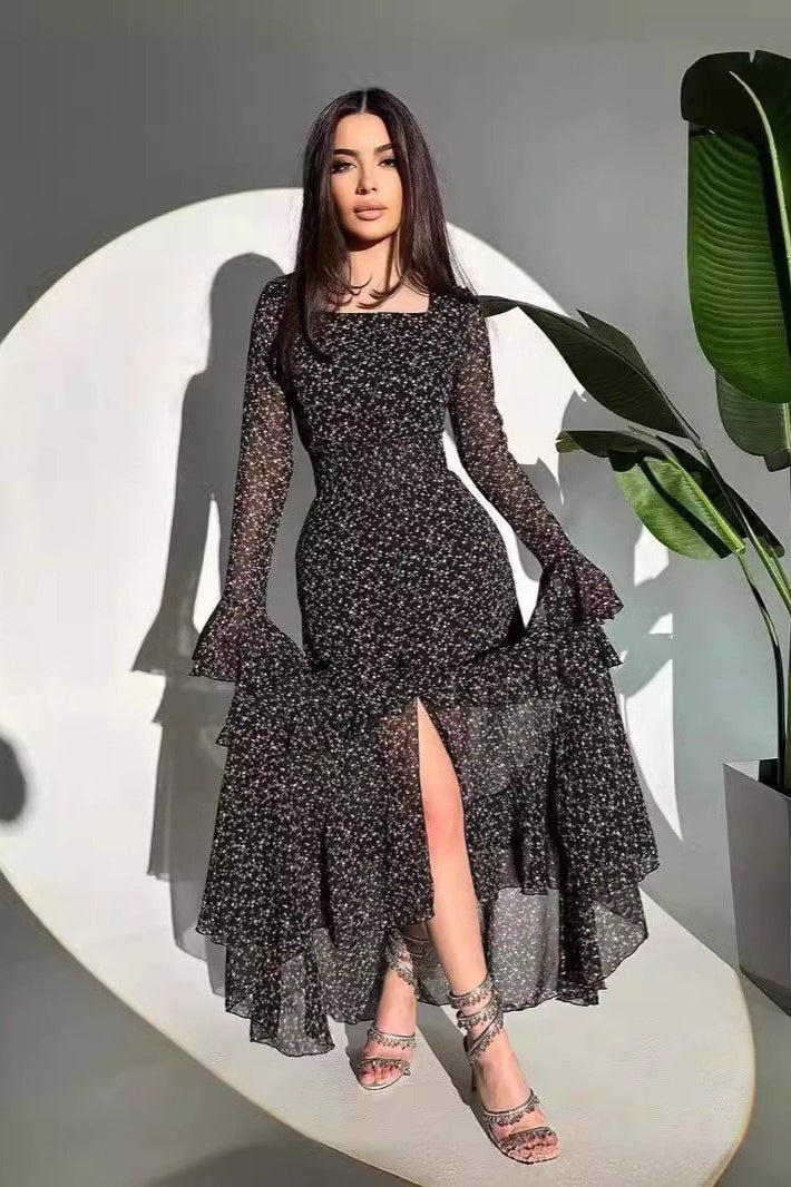 Floral Print Trendy Casual Maxi Dress image 1