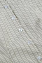Elegant Striped Regular Shoulder Fitted Blouse image 5