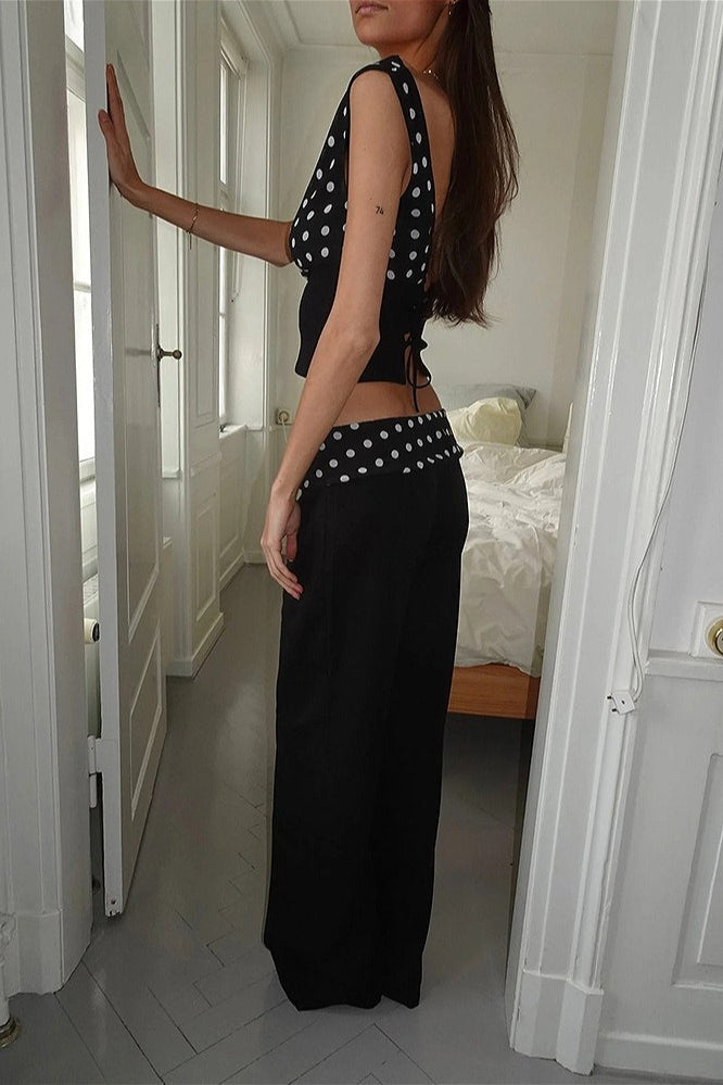 High Waist Slim Printed Casual Pants image 2