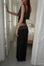High Waist Slim Printed Casual Pants image 2