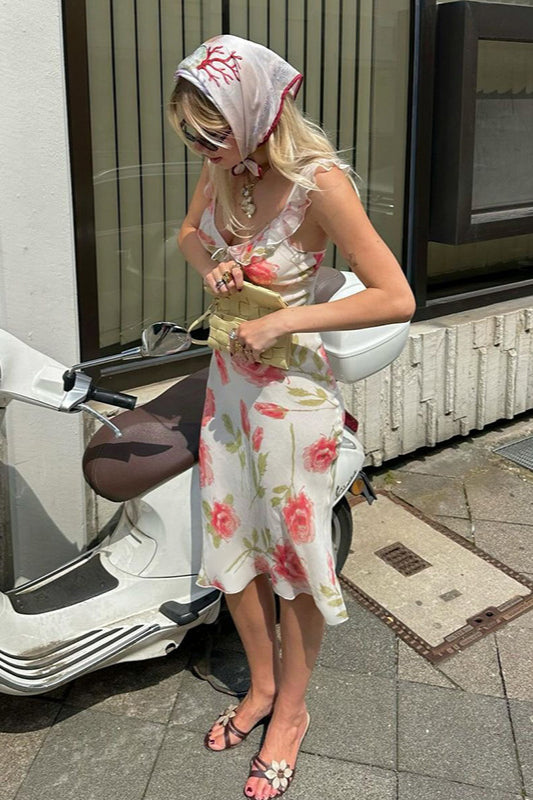 Floral Cami French Style Party Dress image 9