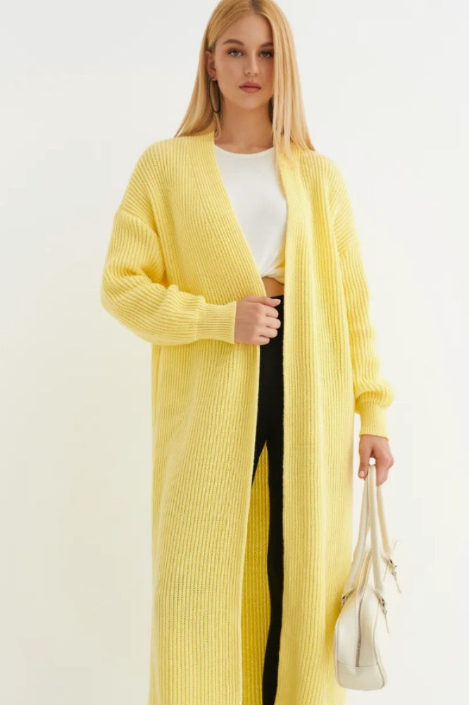 Oversized Long-Length Knit Cardigan image 13