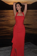 3D Floral Bodycon Maxi Dress image 1