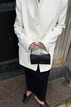 Minimalist V-neck Blazer Jacket image 6